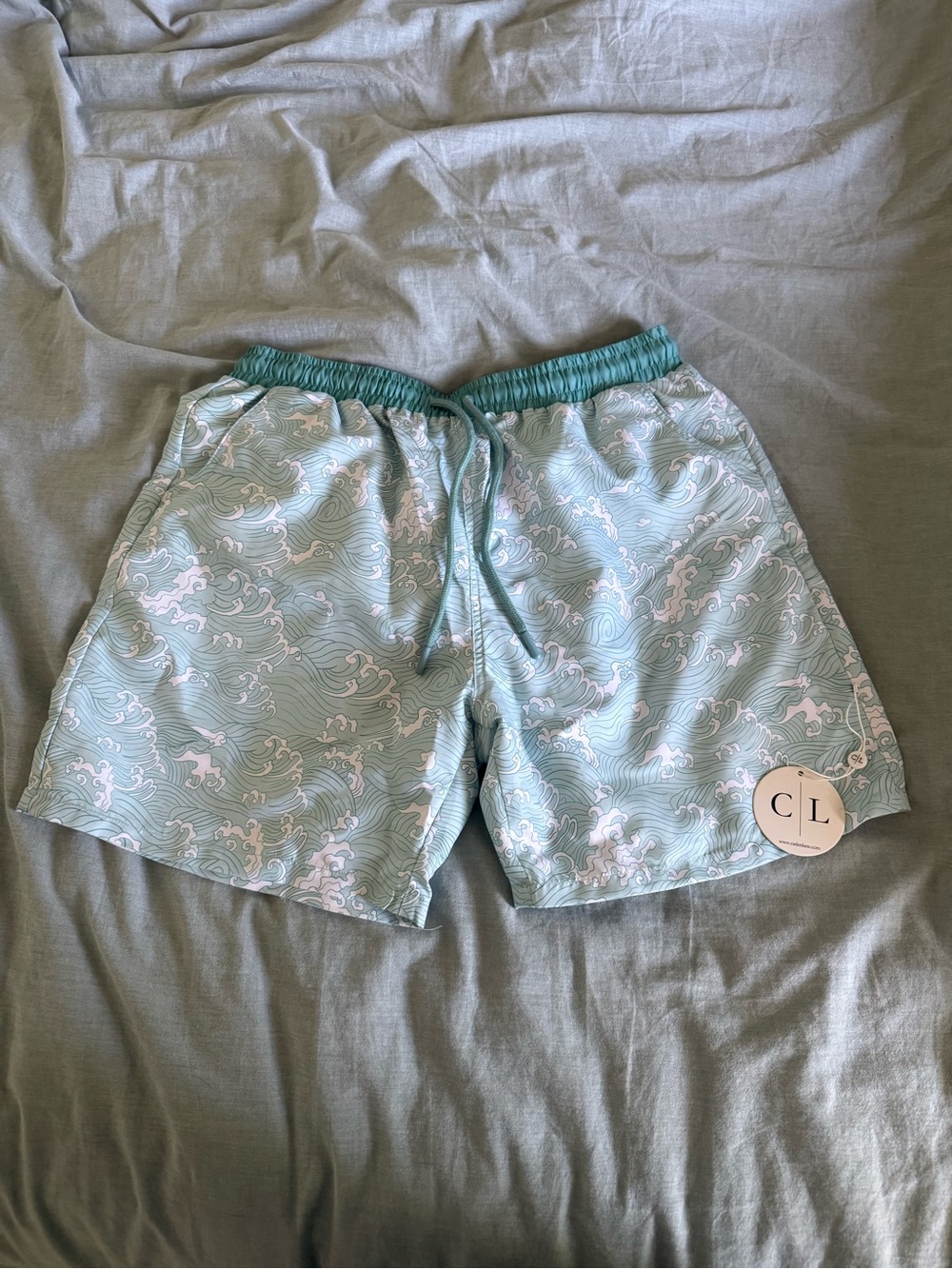 Caden Lane Men’s Swim Shorts - Small - Makin’ Waves - NWT